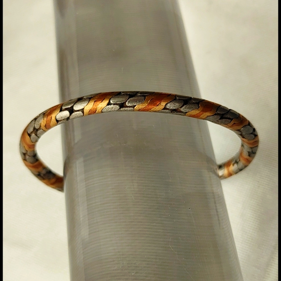 Brass Copper Silver Cuff Solid